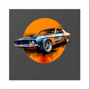 Old Mustang Posters and Art